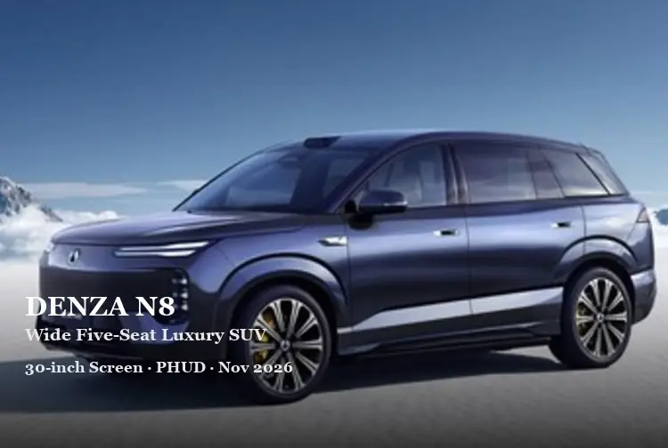 2026 Denza N8: A Five-Seat Luxury Electric SUV Built For Families Who Outgrew...